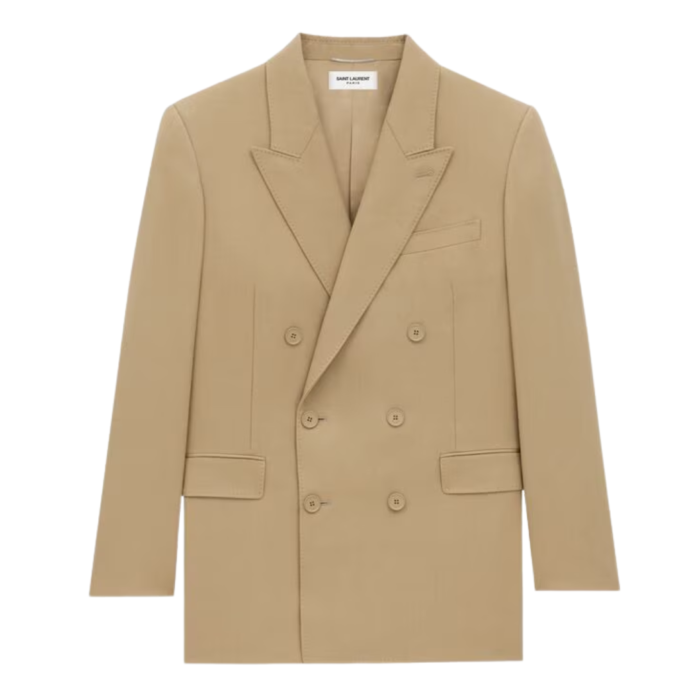 SAINT LAURENT JACKET IN WOOL GABARDINE