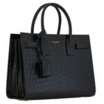 SAINT LAURENT SAC DE JOUR IN CROCODILE EMBOSSED LEATHER BABY