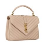 SAINT LAURENT COLLEGE MEDIUM IN QUILTED LEATHER