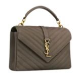 SAINT LAURENT COLLEGE MEDIUM IN QUILTED LEATHER