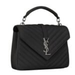 SAINT LAURENT COLLEGE MEDIUM IN QUILTED LEATHER