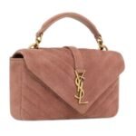 SAINT LAURENT COLLEGE MINI IN SUEDE