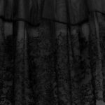SAINT LAURENT BLOUSE IN SILK CREPE MUSLIN AND LACE