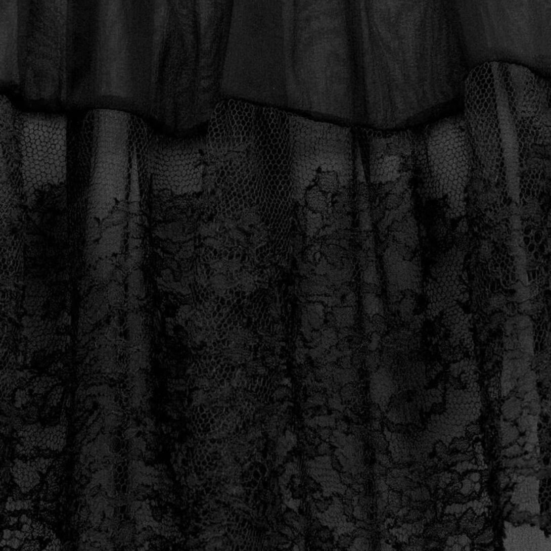 4 SAINT LAURENT BLOUSE IN SILK CREPE MUSLIN AND LACE