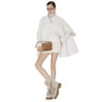 FENDI APRES CHIC BEIGE SHEEPSKIN AND CHAMOIS BOOTS
