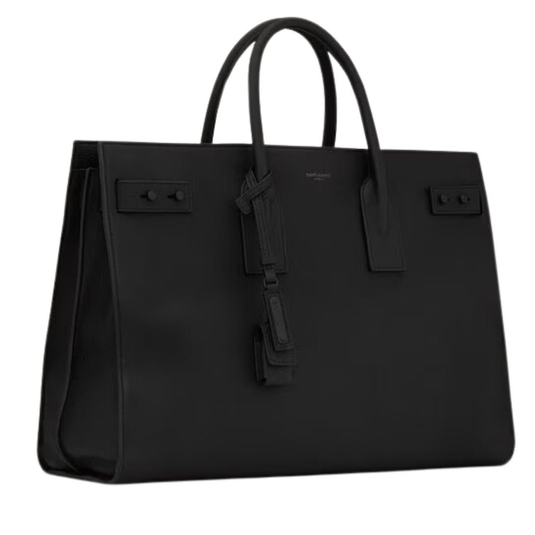4 SAINT LAURENT SAC DE JOUR THIN LARGE IN GRAINED LEATHER