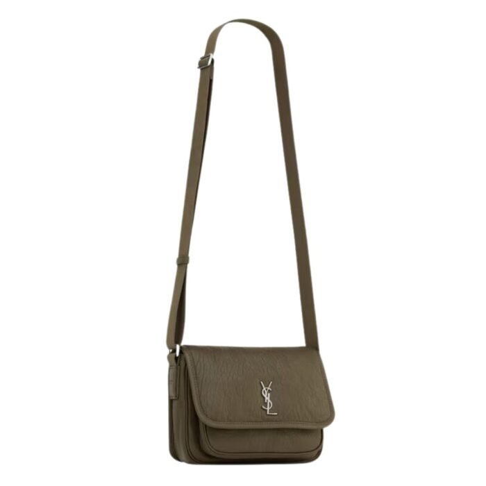 SAINT LAURENT NIKI SMALL MESSENGER IN GRAINED LAMBSKIN