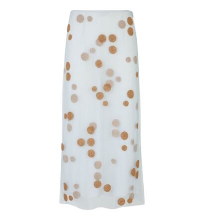 FENDI SKIRT EMBROIDERED TULLE SKIRT
