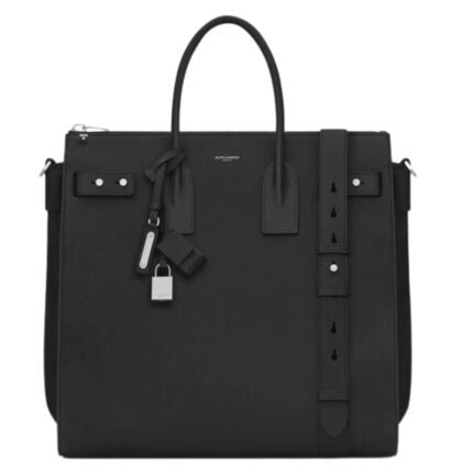 SAINT LAURENT SAC DE JOUR NORTH/SOUTH IN GRAINED LEATHER