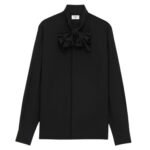SAINT LAURENT SHIRT IN SILK CREPE DE CHINE