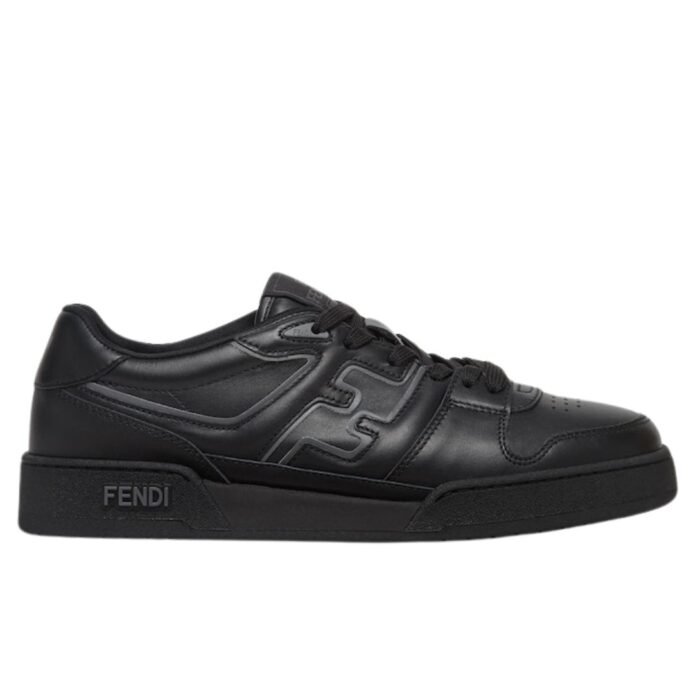 FENDI MATCH SNEAKERS LEATHER LOW-TOPS