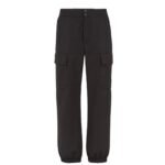 FENDI SKI BLACK FABRIC PANTS