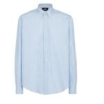 FENDI LIGHT BLUE COTTON SHIRT