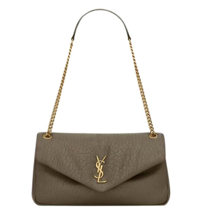 SAINT LAURENT CALYPSO MEDIUM IN GRAINED LAMBSKIN
