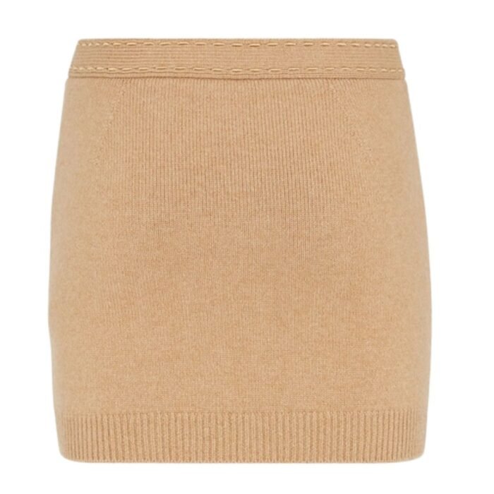 FENDI CASHMERE MINI SKIRT