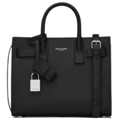 SAINT LAURENT SAC DE JOUR IN GRAINED LEATHER NANO