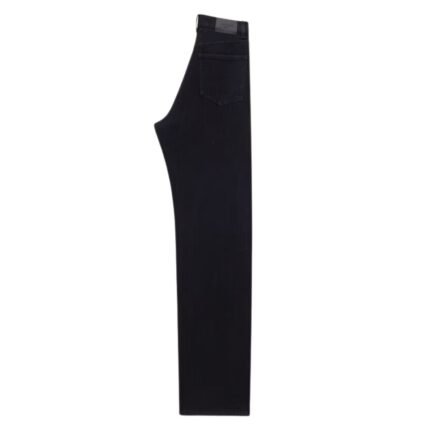SAINT LAURENT V WAIST LONG BAGGY JEANS IN MICHIGAN BLUE DENIM