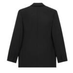 SAINT LAURENT JACKET IN WOOL CHINÉ