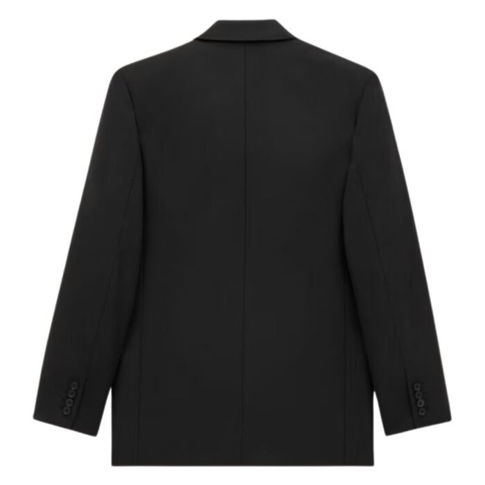 SAINT LAURENT JACKET IN WOOL CHINÉ