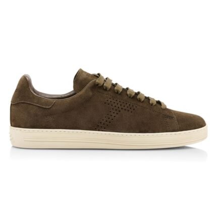 TOM FORD SUEDE WARWICK SNEAKER MILITARY