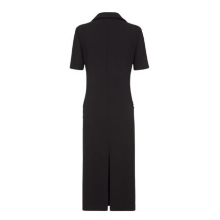 FENDI DRESS BLACK CADY