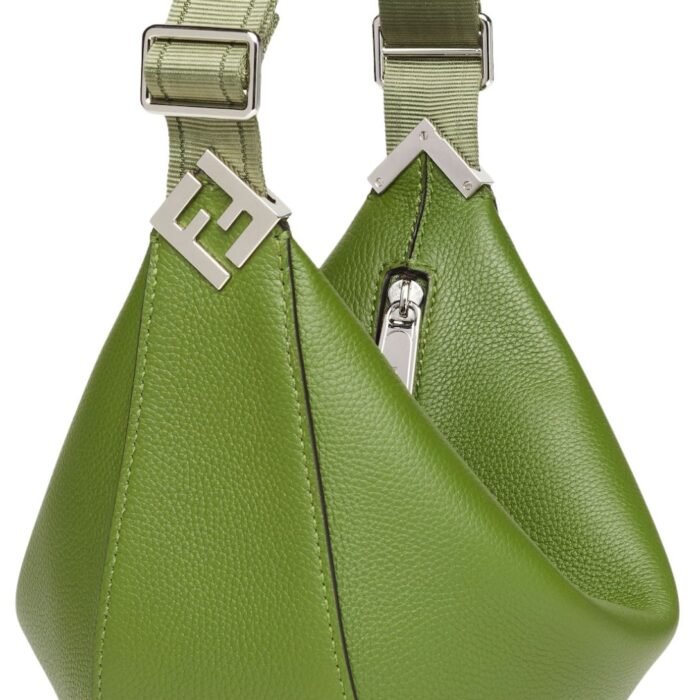 FENDI ROMA MELON SMALL LEATHER BAG