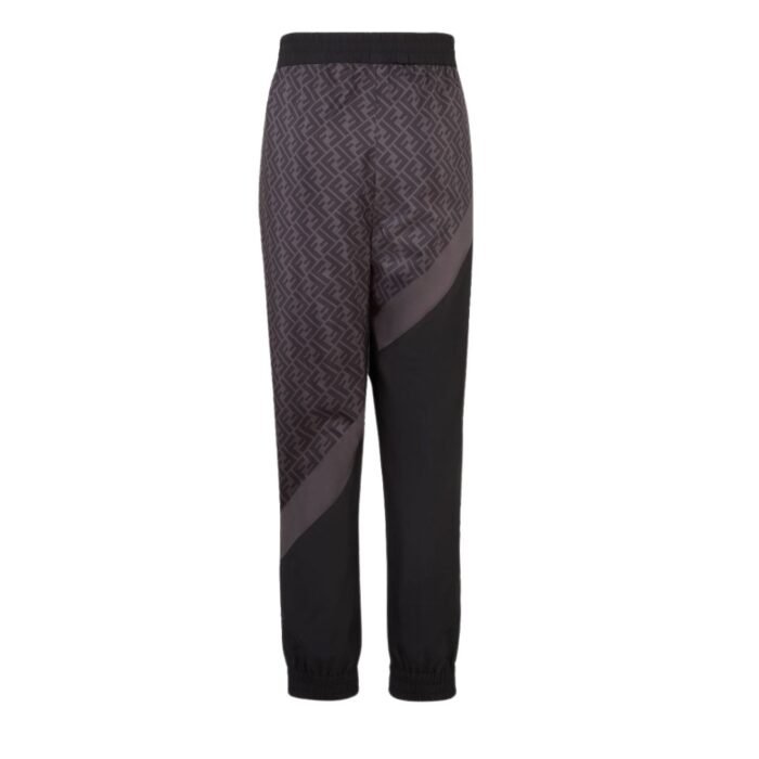 FENDI BLACK NYLON PANTS