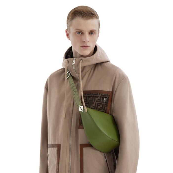 FENDI ROMA LEATHER FENDI MELON SMALL
