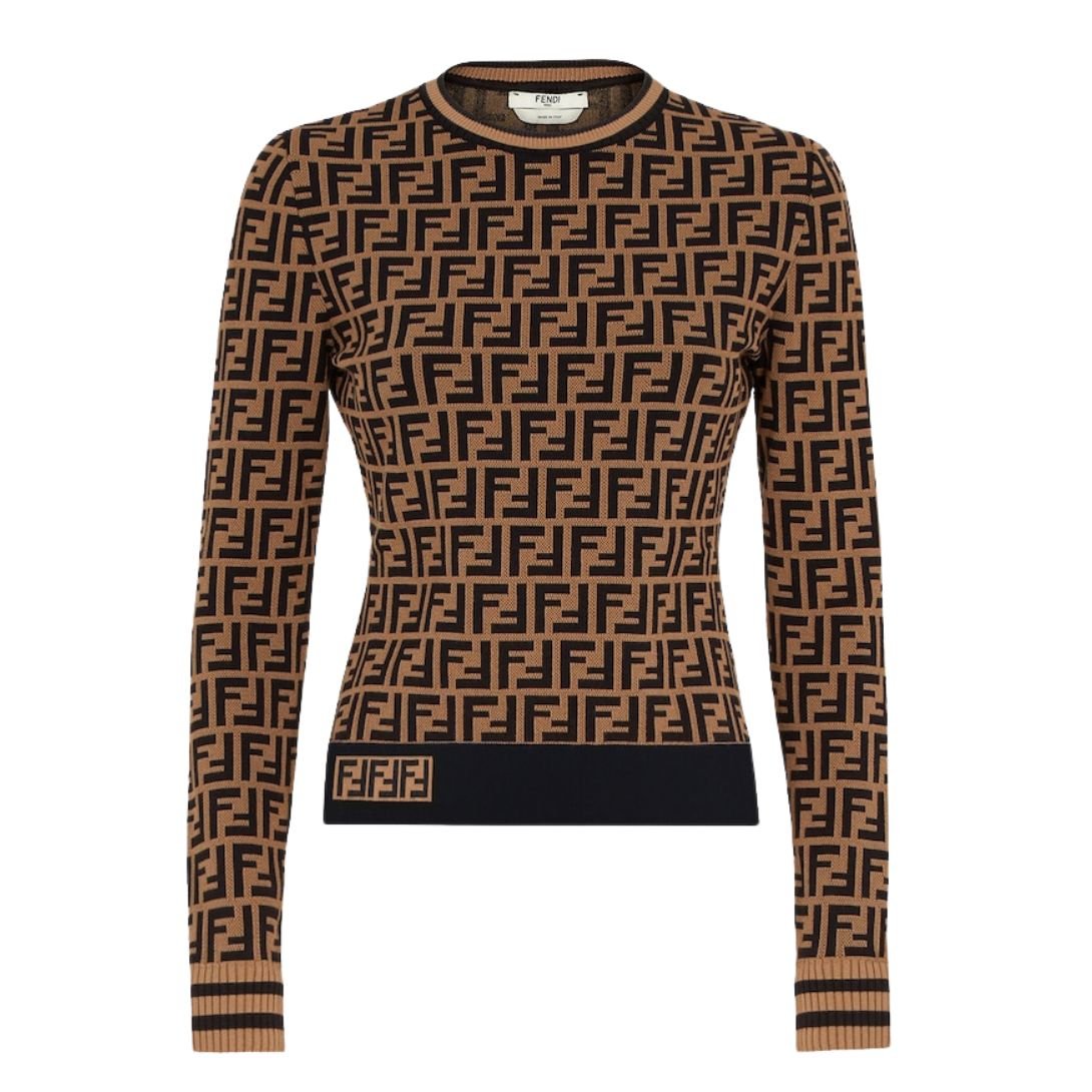 5 FENDI FF MOTIF SWEATER
