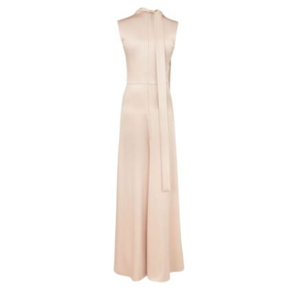 FENDI DRESS BEIGE MICRO CHECK WOOL