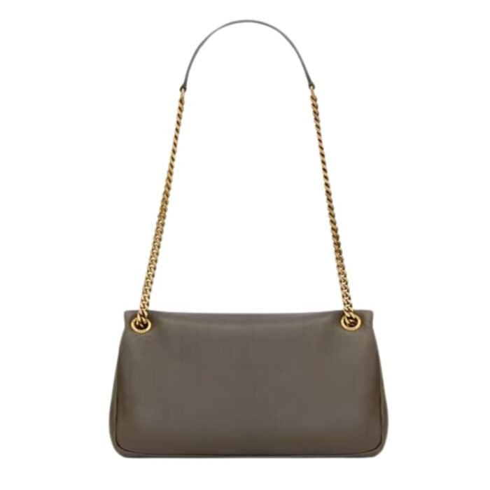 SAINT LAURENT CALYPSO SMALL IN PLUNGED LAMBSKIN