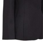 FENDI JACKET BLACK PINSTRIPED WOOL BLAZER