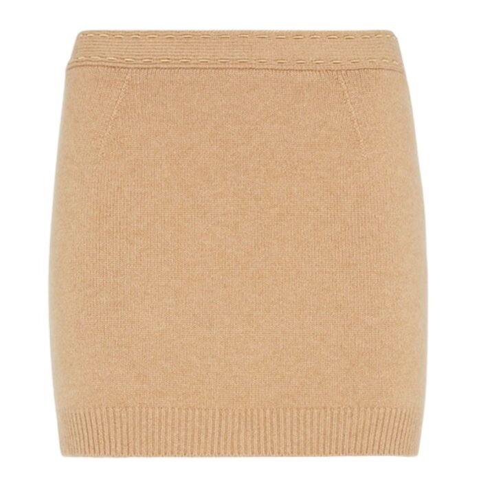 FENDI CASHMERE MINI SKIRT