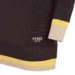 FENDI DARK PURPLE WOOL DRESS
