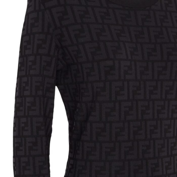 FENDI DRESS BLACK VISCOSE