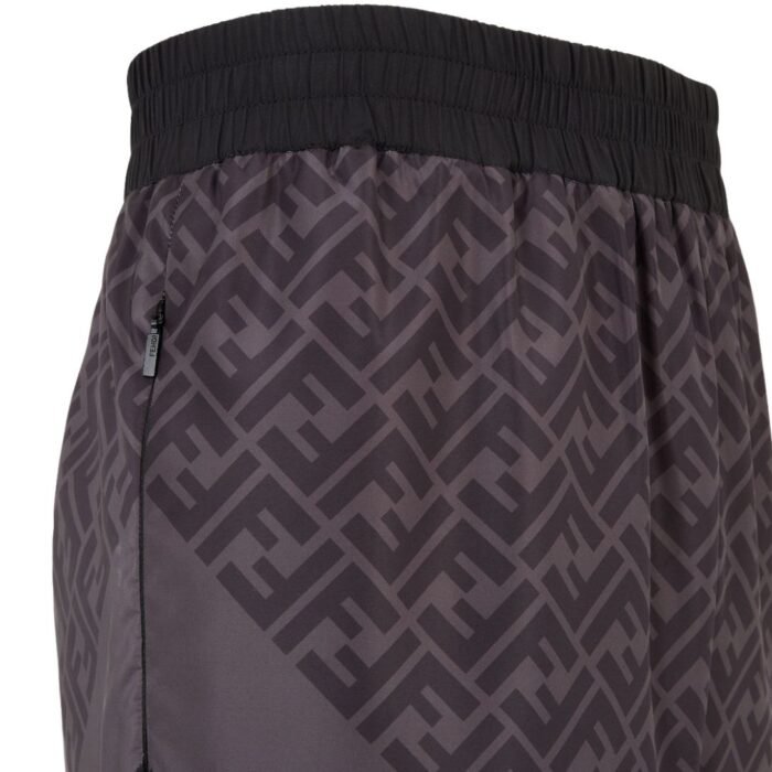 FENDI BLACK NYLON PANTS