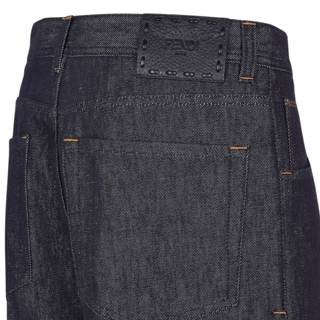 7 FENDI LONG JEANS BLUE PANTS