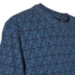 FENDI FF LABYRINTH COTTON T-SHIRT