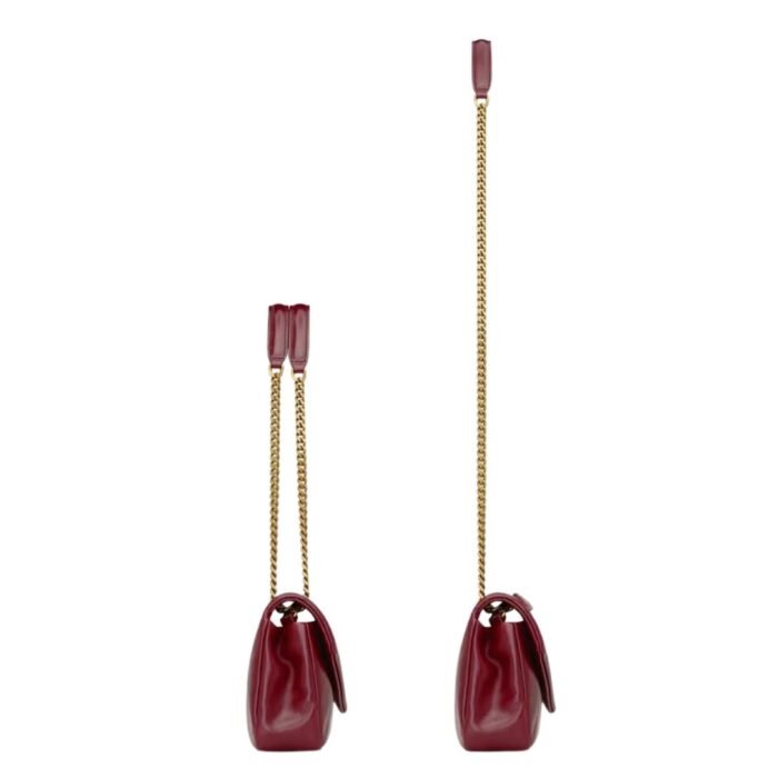 SAINT LAURENT CALYPSO SMALL IN SHINY LEATHER