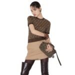 FENDI GRAIN DE POUDRE WOOL SHORTS