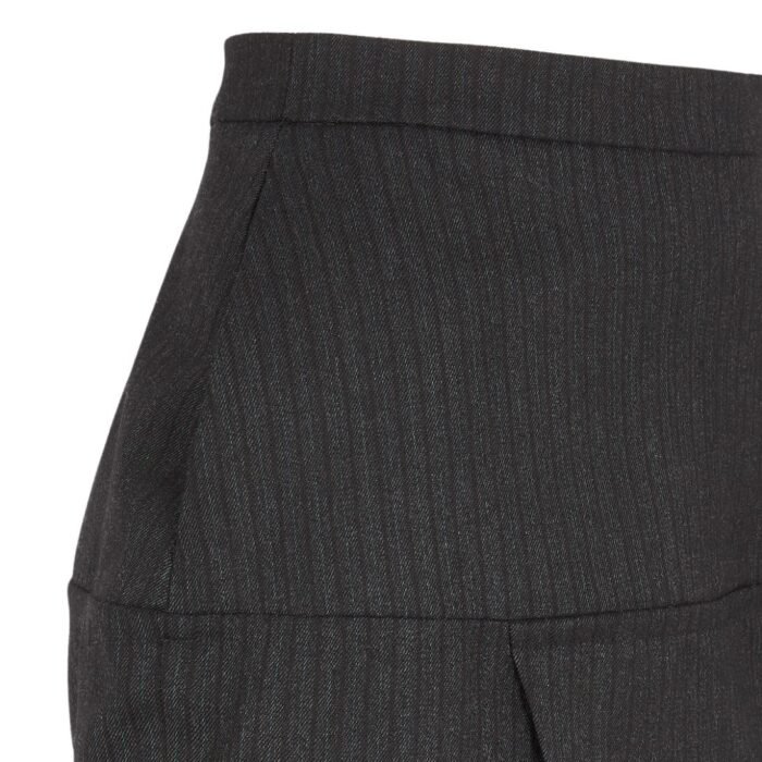 FENDI PINSTRIPED WOOL SKIRT