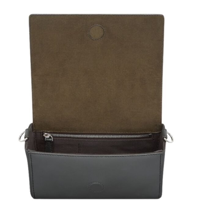 FENDI COMPACT CANVAS BAG WITH MULTICOLOR FF EMBROIDERY