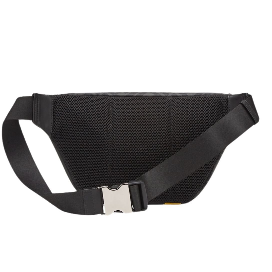 7 FENDI GRAY FABRIC BELT BAG