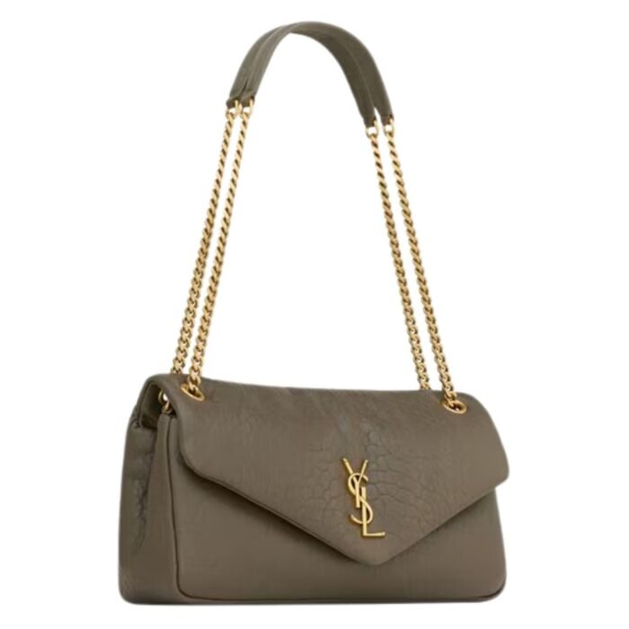 SAINT LAURENT CALYPSO MEDIUM IN GRAINED LAMBSKIN