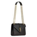 SAINT LAURENT MEDIUM ENVELOPE IN MATELASSÉ LAMBSKIN