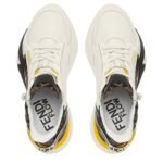 FENDI FLOW SNEAKERS LEATHER LOW-TOPS