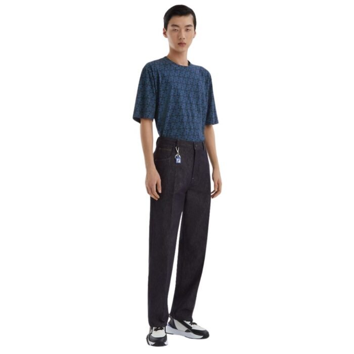 FENDI LONG JEANS BLUE PANTS