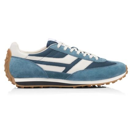 TOM FORD SUEDE MICK SNEAKERS STEEL BLUE