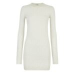 FENDI DARK PURSPLE FF SILK DRES