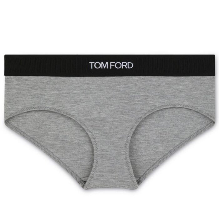 TOM FORD MODAL SIGNATURE BOY SHORTS GREY MELANGE